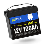 WattCycle 12V 100Ah Mini LiFePO4 Battery for RVs and Trolling Motors