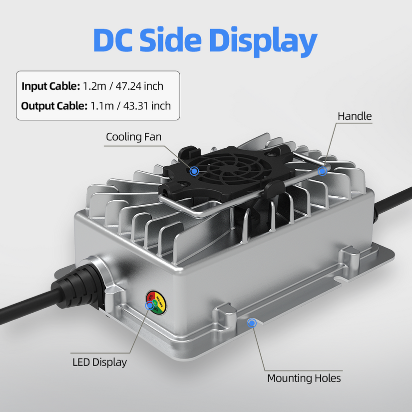 29.2V 15A Aluminum Shell LiFePO4 Battery Charger