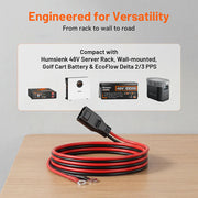 WattLINK - EcoFlow Delta 2/3 Series PPS Extra Battery Cable (M8 to XT150 Port)