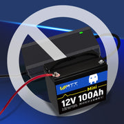 WattCycle 12V 100Ah Mini LiFePO4 Battery for RVs and Trolling Motors
