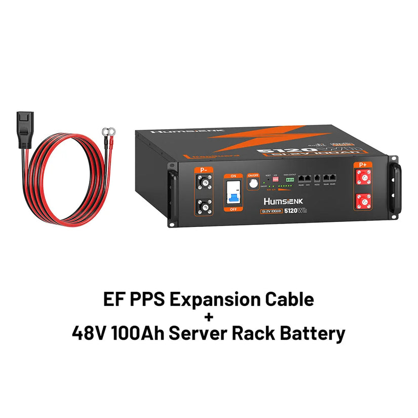 WattLINK - EcoFlow Delta 2/3 Series PPS Extra Battery Cable (M8 to XT150 Port)