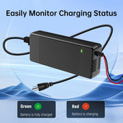 Wattcycle 12V 20A LiFePO4 Battery Charger with Smart BMS Protection for Solar & Home Backup