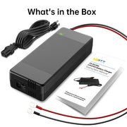 Wattcycle 12V 20A LiFePO4 Battery Charger with Smart BMS Protection for Solar & Home Backup