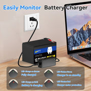 Wattcycle 14.6V 5A Plastic Shell LiFePO4 Battery Charger
