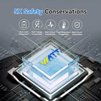 Wattcycle 14.6V 5A Plastic Shell LiFePO4 Battery Charger