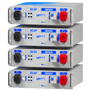 Wattcycle 48V (51.2V) 100Ah 3U Server Rack LiFePO4 Battery with Bluetooth