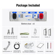Wattcycle 48V (51.2V) 100Ah 3U Server Rack LiFePO4 Battery with Bluetooth